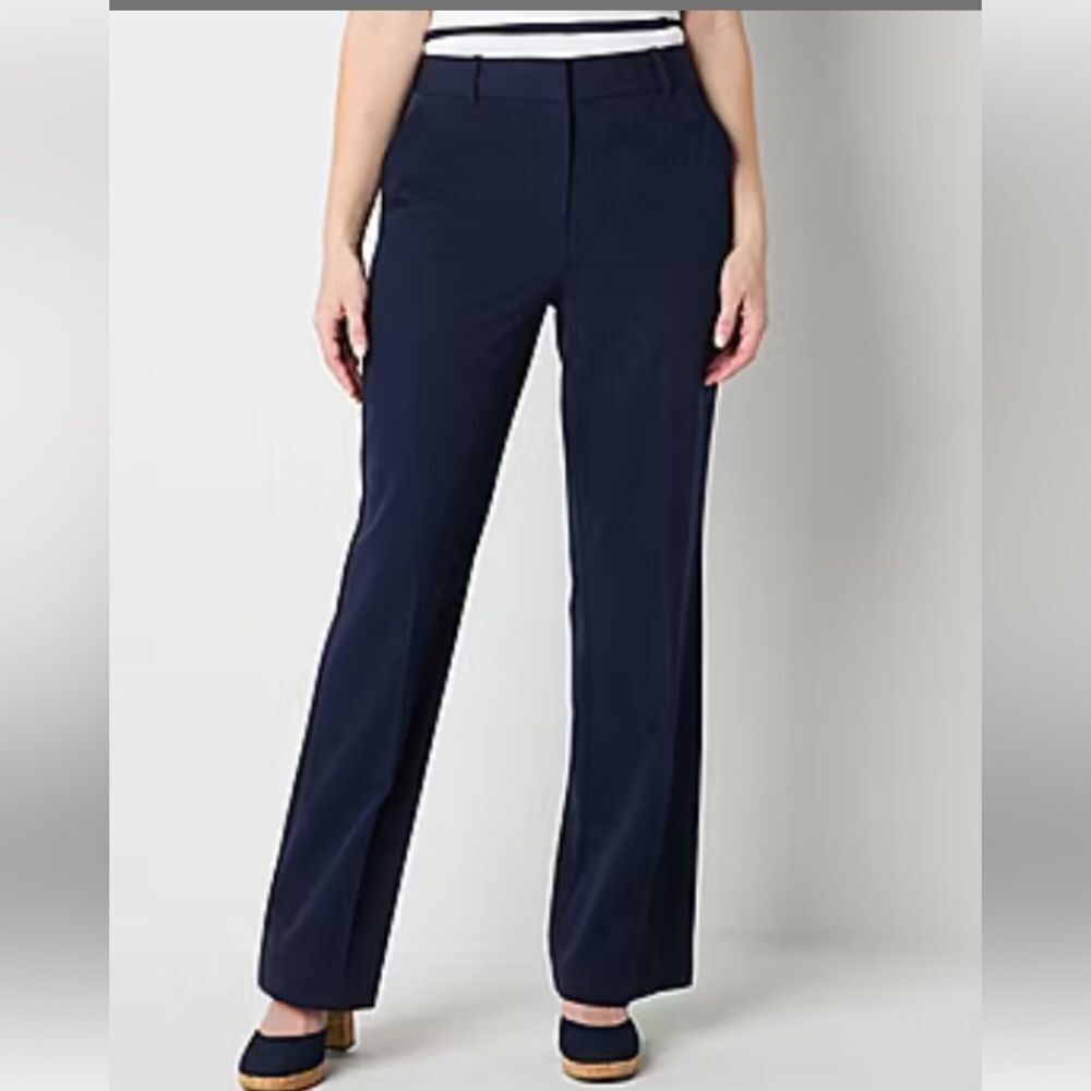Take 50% OFF- Worthington Classic Navy Blue Trousers, Size-2S